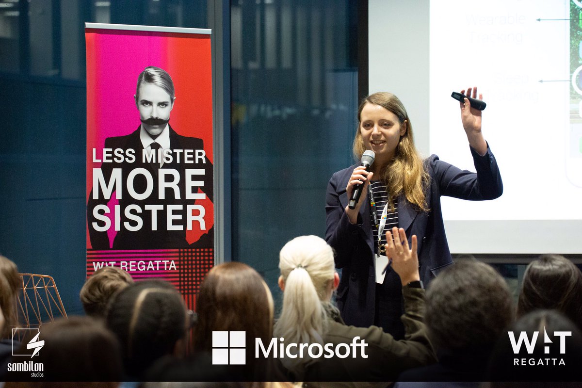 witregatta's tweet photo. All in favor of more #womenintech? 🙋♀️🙋♂️🙋♀️🙋♂️ 📷: @SombilonStudios #vanwit19 #seattle https://t.co/oQpyRVtrRV