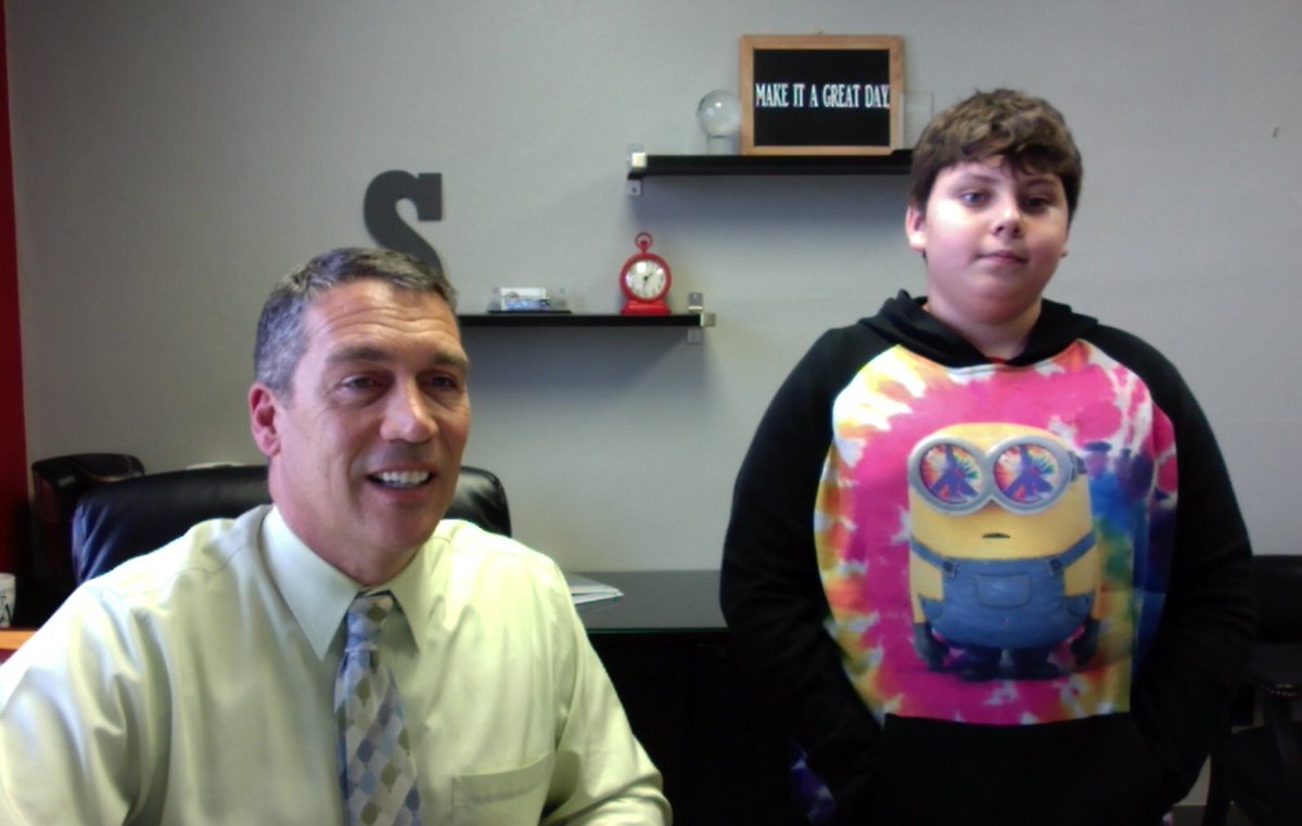 mrstimac's tweet photo. Congrats to Skyler for being nominated for the “Do the Right Thing” Award @13easd #13Succeeds https://t.co/7lKtWEe2Us