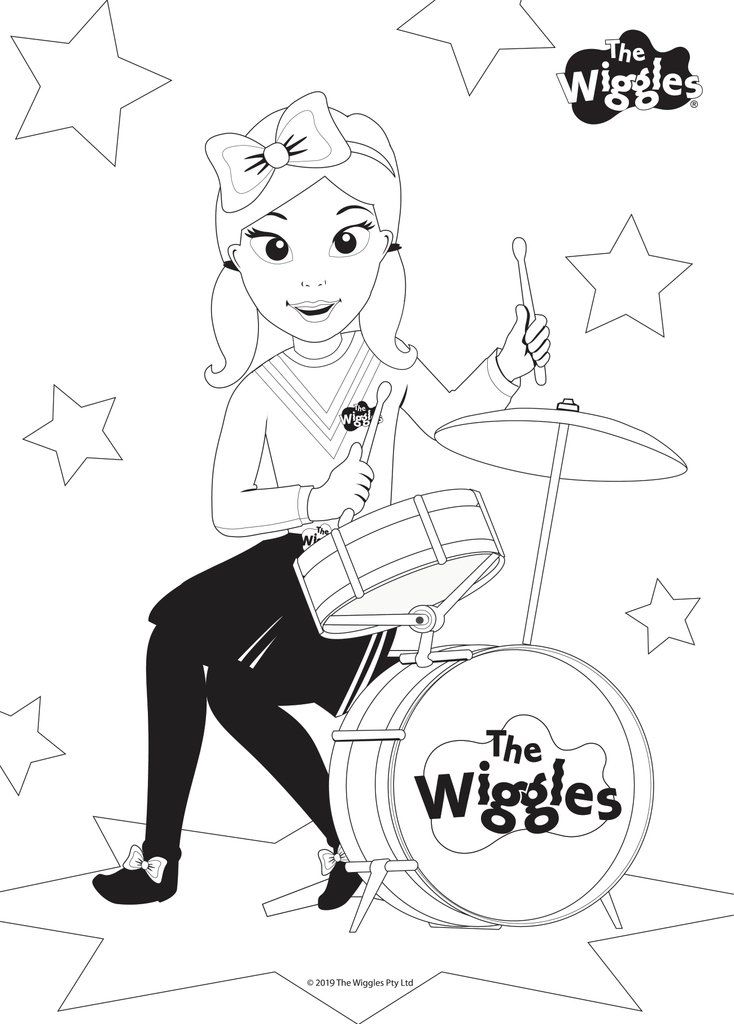 Wiggles Coloring Pages Printable