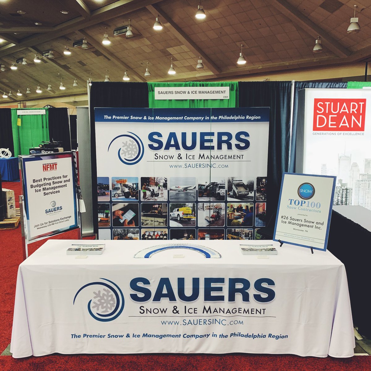 SauersSnowIce's tweet photo. We’re ready for ya @nfmt_conference! Stop by Booth 2364 tomorrow and say 👋 to @marias_rich || #NFMT19 https://t.co/1KK7pAvrD7