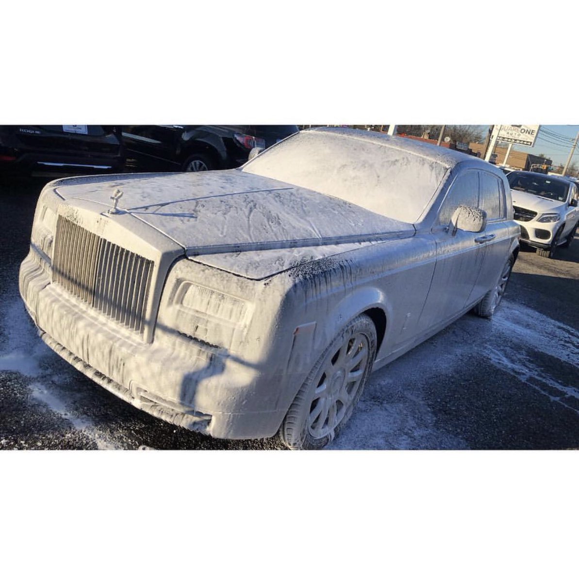 ProdigyWash's tweet image. Rolls Royce booked an appointment for a prodigy shine  book yours today 973-725-4594 #prodigymobilewash #prodigyshine #mobilewash