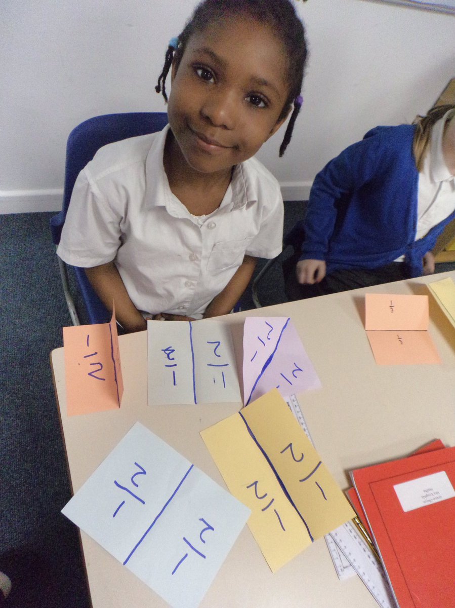 NET_Katherines's tweet photo. Fun with Fractions continues but this time with our Year One who have been finding half of numbers, using cubes to share them equally.
They also folded paper to find half of shapes! #NETKPAgrowingfuturegenerations #NETKPAnolimits https://t.co/JVInknF0VC