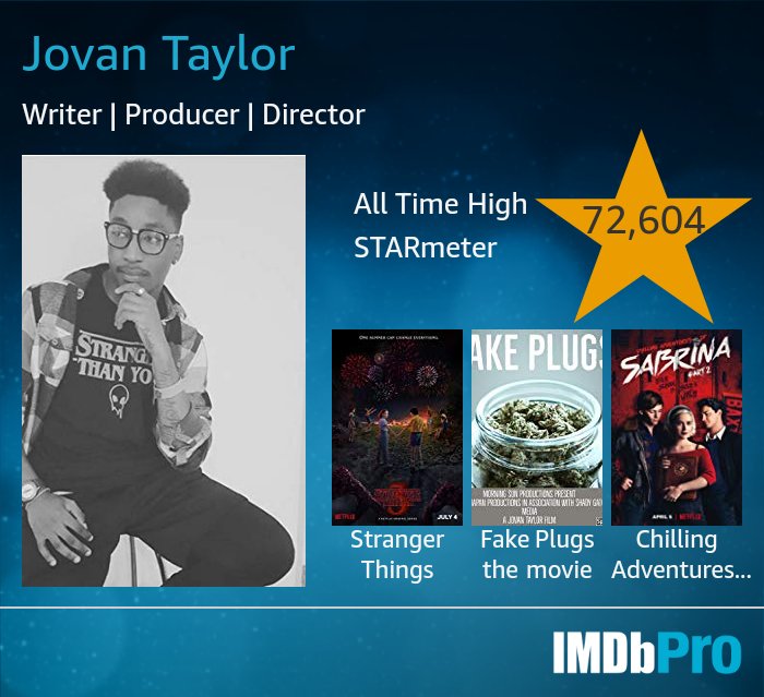 JojoTaylor993's tweet photo. New IMDB card
https://t.co/cEniQdHMph
#Netflix #StrangerThingsS3 #choas #writer #imdb #director https://t.co/dLwSFONC3D