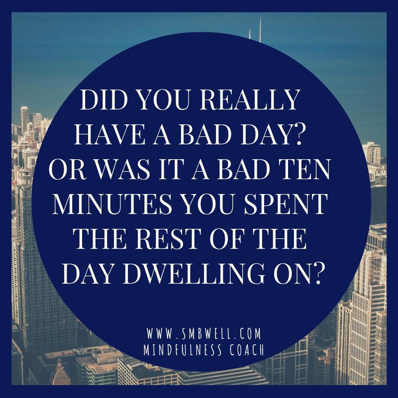 SusieBarolo's tweet photo. #MindfulMonday Did You Really Have a Bad Day or was it Just a Bad 10 Minutes You spent the rest of the day Thinking About? https://t.co/wOsnGYx1Mb @melrobbins #cbt #emotionalintelligence #lifecoaching #beginnersguide #mindsetexpert https://t.co/AcscVBc8H3