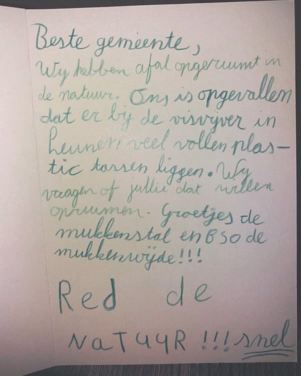 We maken ons allemaal druk over verkiezingsuitslagen, een speech en moeilijke, onbegrijpelijke woorden, maar dan ligt er dit in mijn mailbox. Zonder speech en zonder moeilijke woorden. #jeugd #klaretaal #respect  #venray