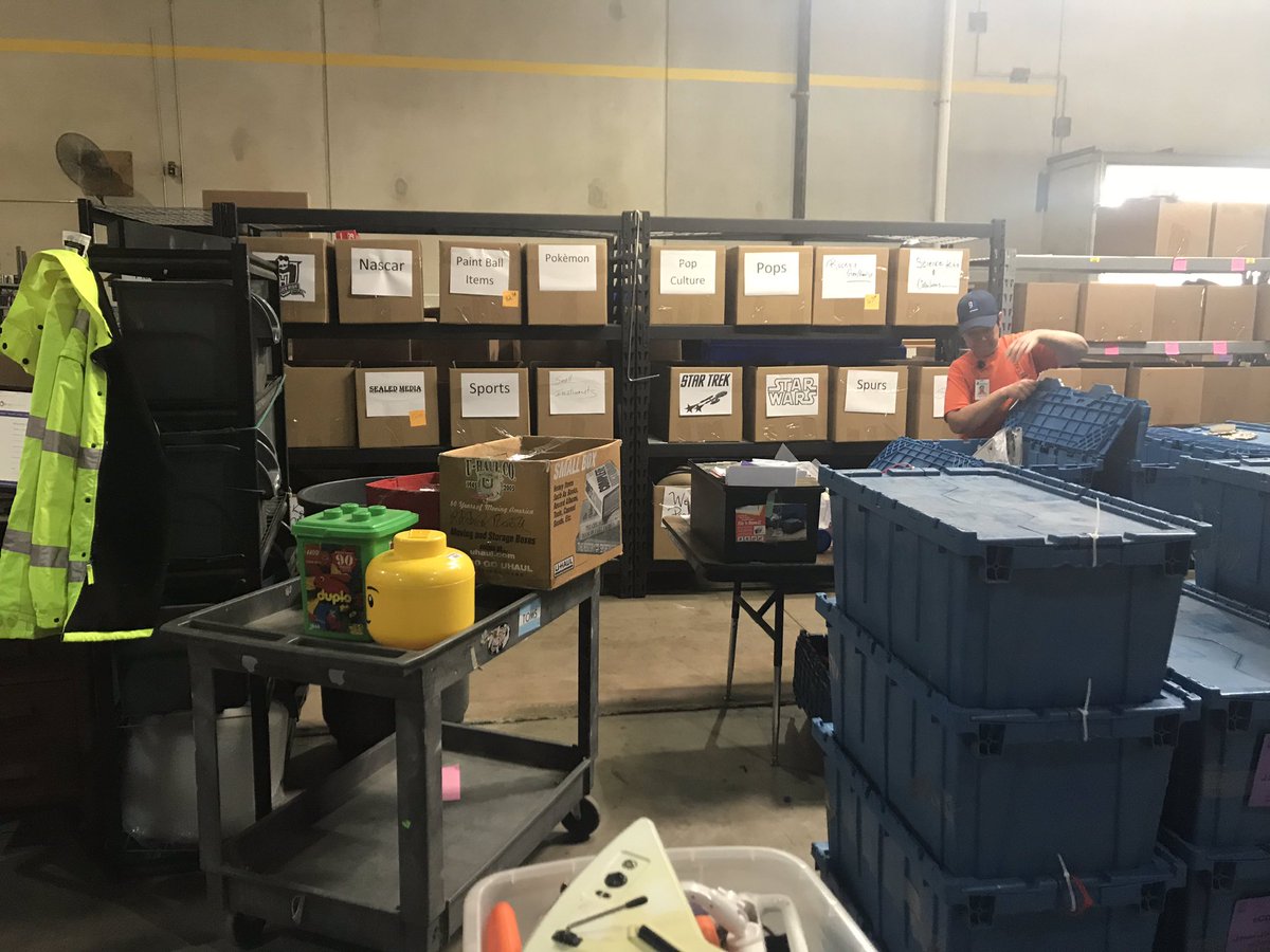 TaraLifBaum's tweet photo. Touring @goodwillsa warehouse today to meet the team members we’ll be #upskilling w @PACPR. So many #21cskills in action on the floor. #identifypatterns #drawconclusions #solutionsfocused now how do we credential them?! https://t.co/M4eCIBzGVc