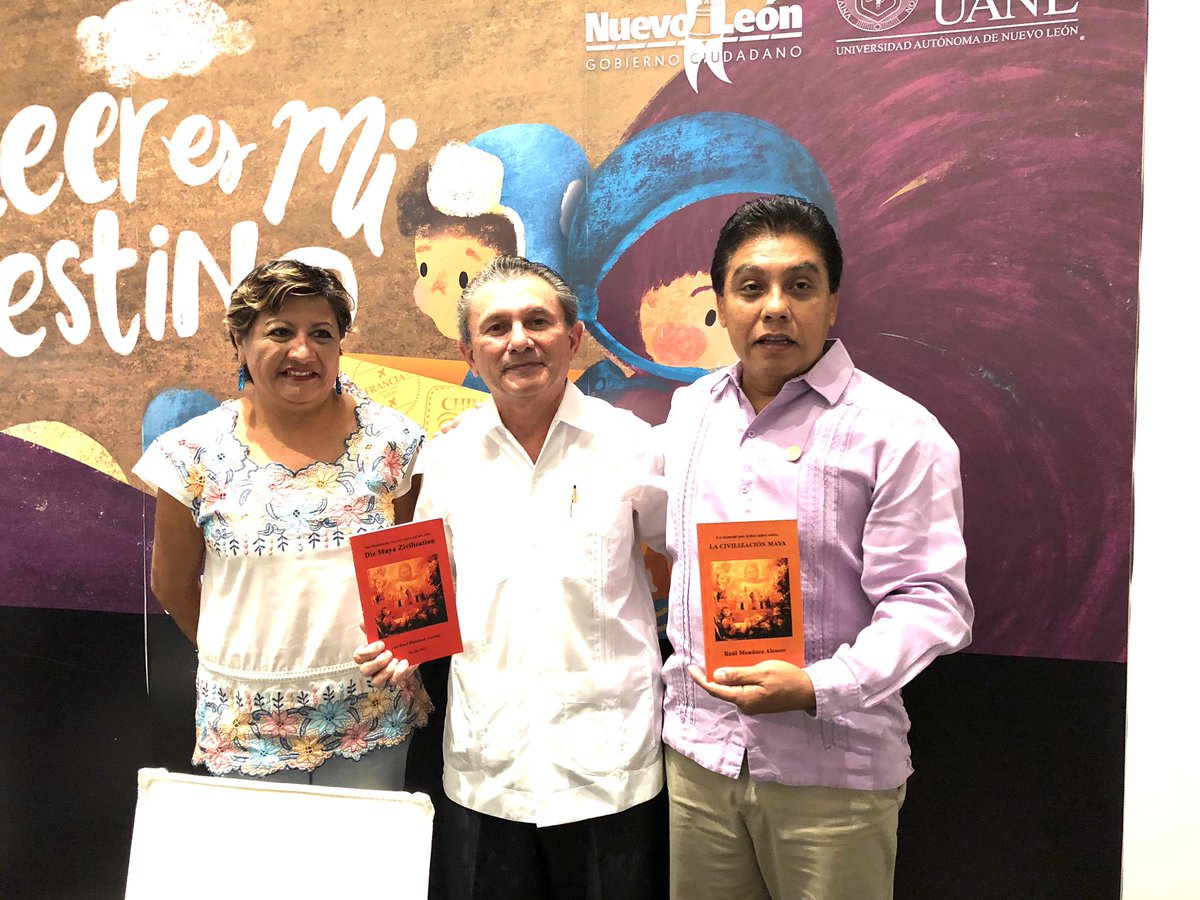 IPalemon's tweet photo. Un honor la invitación del Contador Raúl Mendoza Alcocer a la presentación de su libro en alemán y castellano, LA CIVILIZACIÓN MAYA, en la #FILEY2019: https://t.co/eWYnp8BfvS @LaJornadaMaya @INALIMEXICO @emoctezumab @JesusPoolMoo @irmajuancarlos @chetubien @aechqroo @DEELAYUUK https://t.co/t9wtxeoSLz