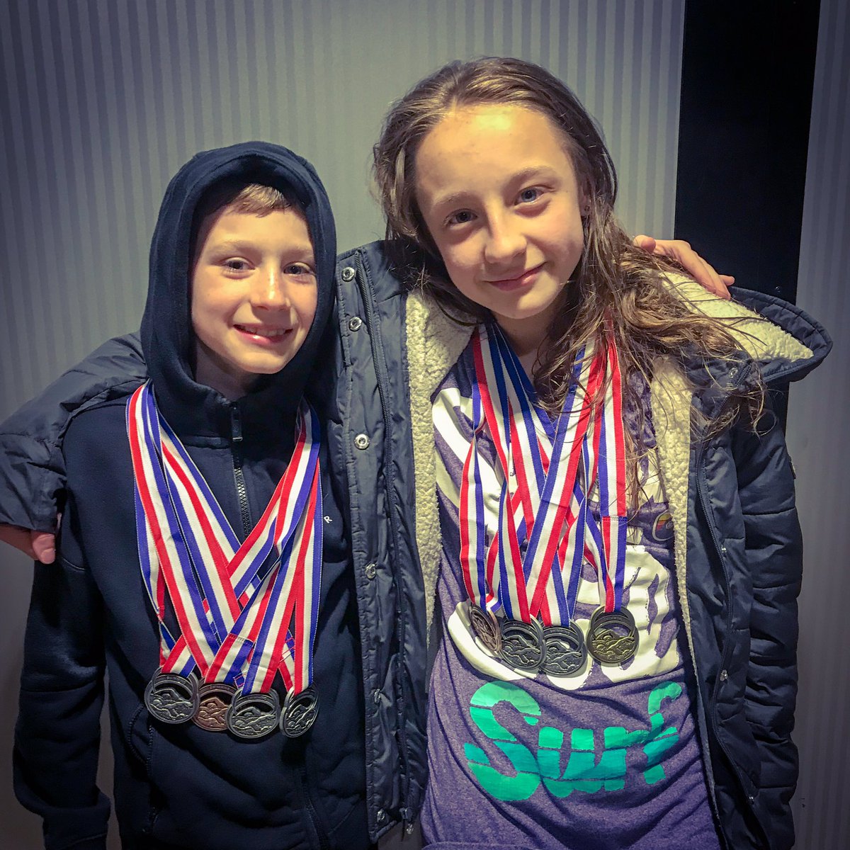 katejennings61's tweet photo. More medals for the fish at the Rising Stars gala. Gold, two silver and a bronze for Iz. #50crawl #50back #50fly #100IM @WGS_Swimming @BingleyASC https://t.co/QkvBhovWHh