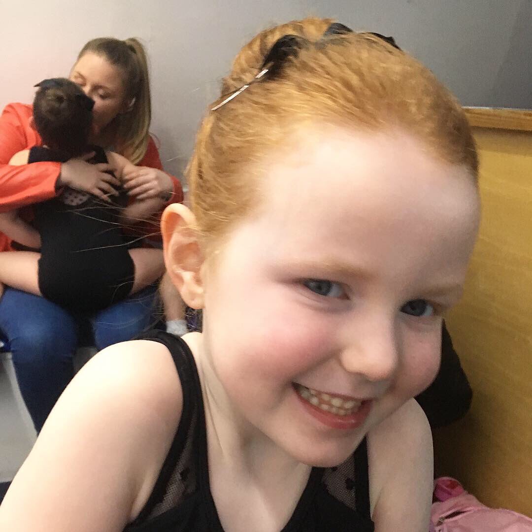 cutekazuk's tweet photo. This one made it through her dance exams today despite her headache, my clever wee Luna-beam 💕 #ledancestudio @ledancestudioUK @StMarksPrimary1 https://t.co/SE6wmXw41Y