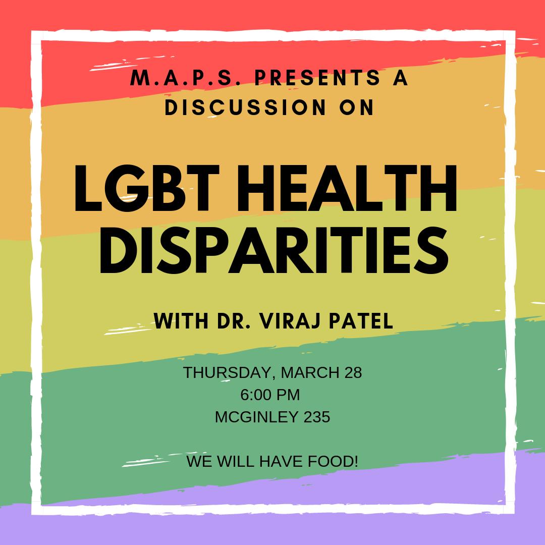 FordhamMAPS's tweet photo. Hello, MAPS!! We are very excited for our upcoming meeting on #LGBT health disparities with our speaker, Dr. Viraj Patel @DoctorPatel9  Please attend if you are available, bring your friends, everyone is welcome!!
~ Thursday, March 28th ~
~ 6:00 pm ~
~McGinley 235 ~ https://t.co/4T7hs72BpC