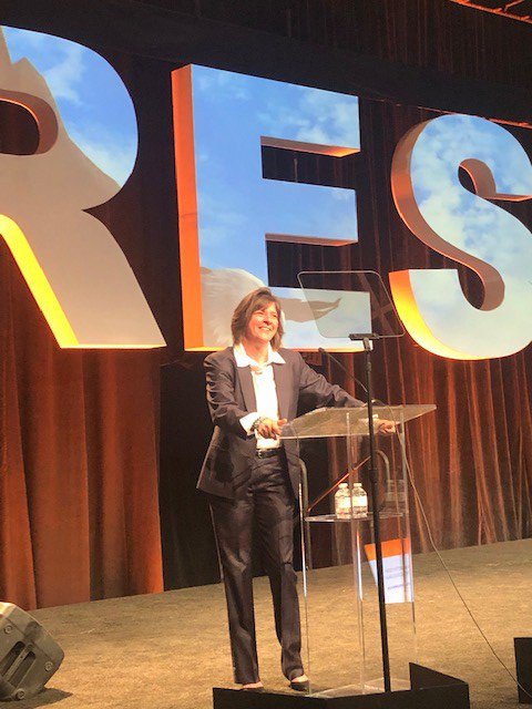 Honored to speak at <a href="/ncaied/">The National Center</a> Reservation Economic Summit &amp; share my experience as a contracting business owner &amp; now leading EM’s cleanup mission. Great event engaging with tribal leaders &amp; others on opportunities for native-owned businesses in EM’s vital mission work. #RES2019