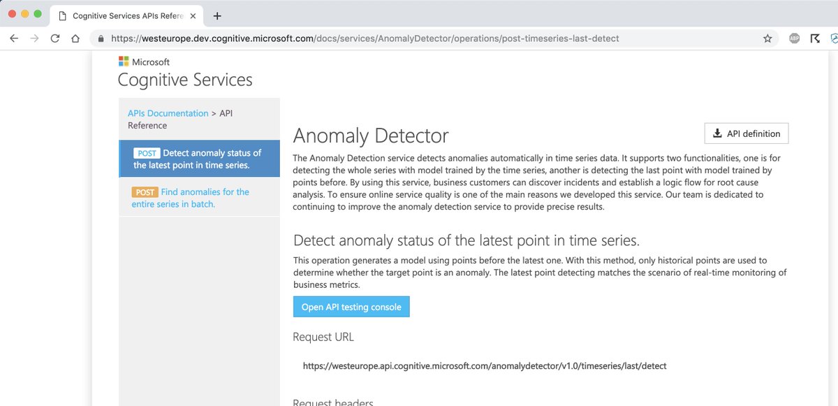 NicoRobPro's tweet image. Hey... coucou #AnomalyDetector API ! New #Azure #CognitiveServices incoming? 😉
