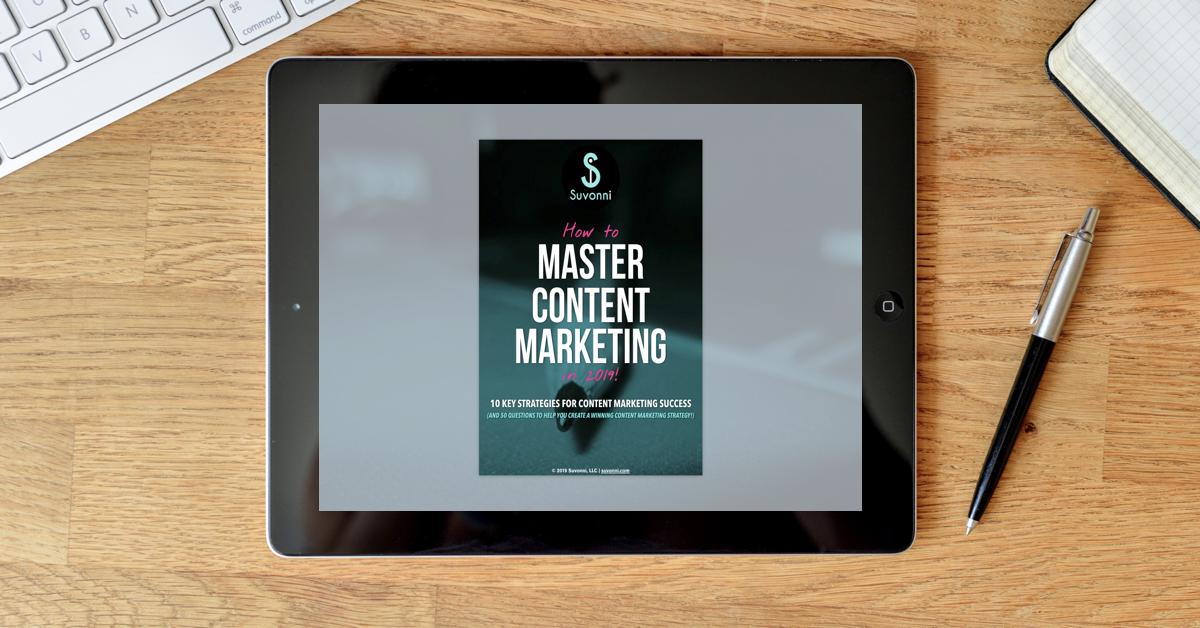 suvonni's tweet photo. Kick your Content Marketing into high gear this year! How To Master Content Marketing in 2019 https://t.co/KkSzKZfjhA #contentstrategy #contentmarketing #contentmarketingtips #contentmarketingstrategy #contentguide #contentmarketer https://t.co/Tu02h9kONa