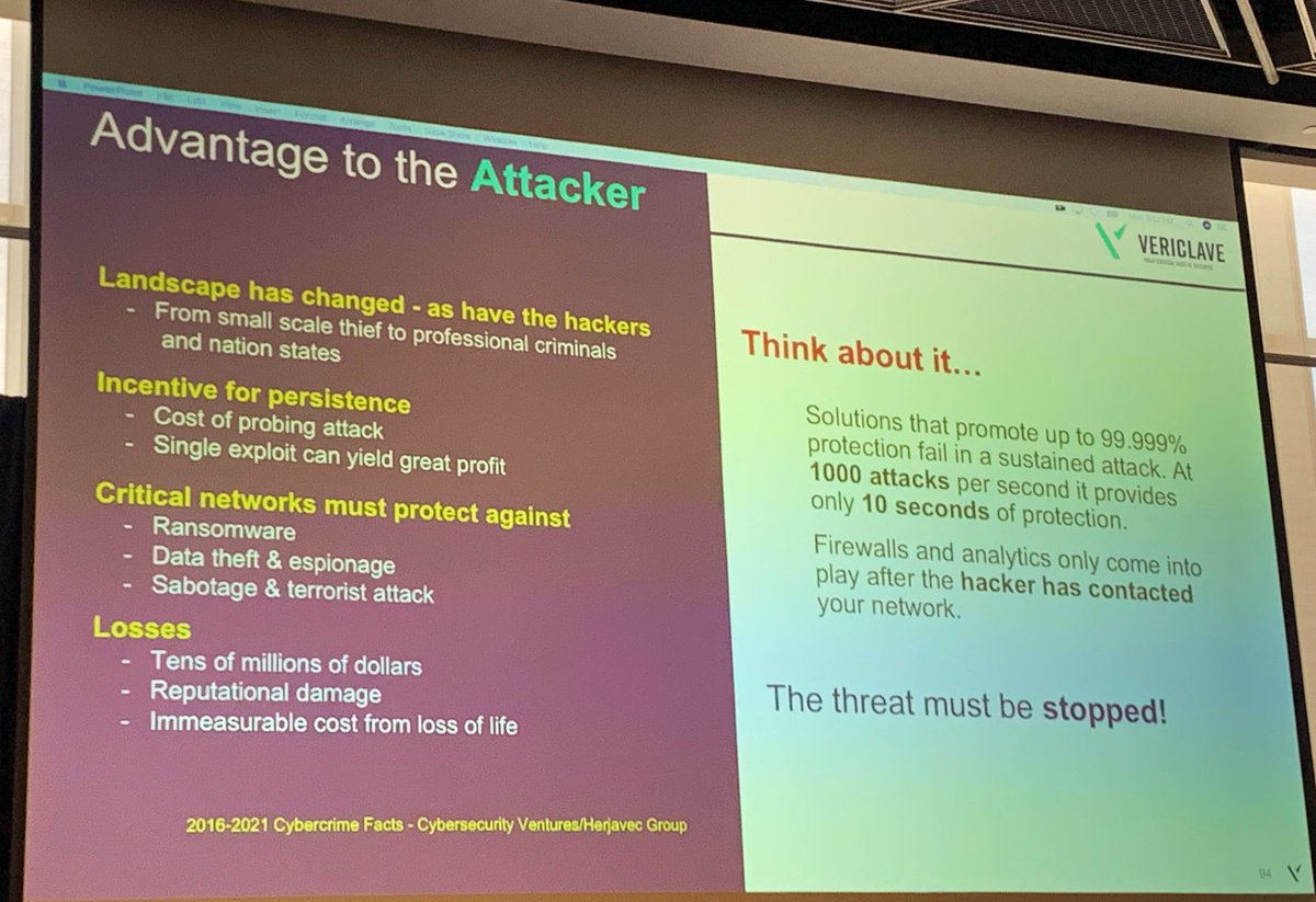 EvanKirstel's tweet photo. Advantage, Attacker #IoT #cybercrime #cyberattacks #CyberSecurity #connectedthings2019 https://t.co/IISwA8LEis