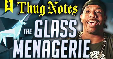 BooksBirdBlog's tweet photo. To celebrate Tennessee Williams' birthday, here's the #ThugNotes take on his play, The Glass Menagerie https://t.co/1KUW2Hirte https://t.co/4sX2a7IjIq