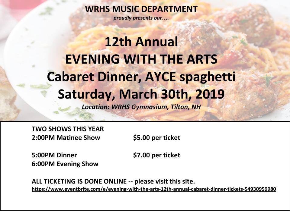 WRHSBears's tweet photo. WRHS 12th Annual Evening with the Arts:
Go to this link for online ticketing: 
https://t.co/HXXR8WDGn7 https://t.co/ZVINEU554G