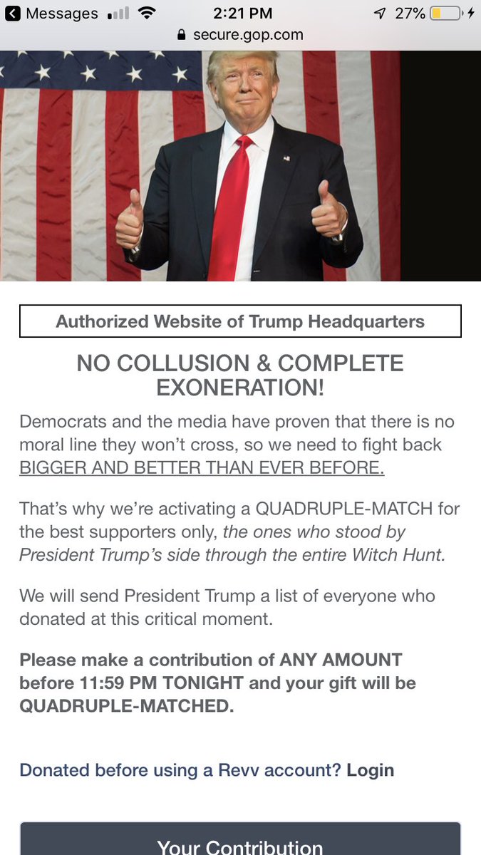 Still lying about how the investigation cost 25M, neglecting to mention that more fraud money than that was confiscated.  http://nymag.com/intelligencer/2018/11/trump-tweet-mueller-probe-usd40-million-fact-check-paul-manafort.html