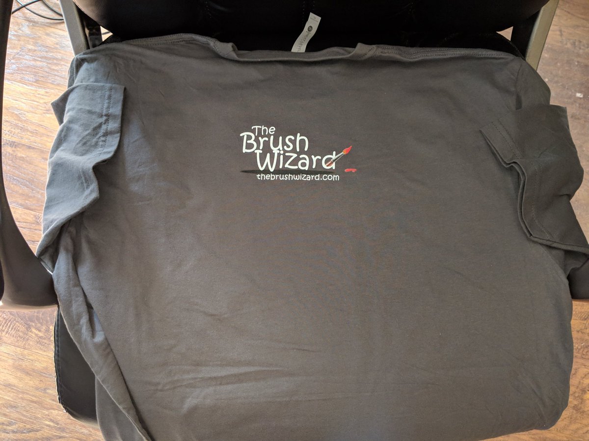 brushwizard's tweet photo. Yessssss. It arrived in time for Adepticon! Love it. Definitely rocking this one during the Friendly. 

Get yours over on my Teespring shop: https://t.co/kk56OYpwDl

#Warmongers #painterproblems #teespring #tshirt https://t.co/zyPld6HWi1