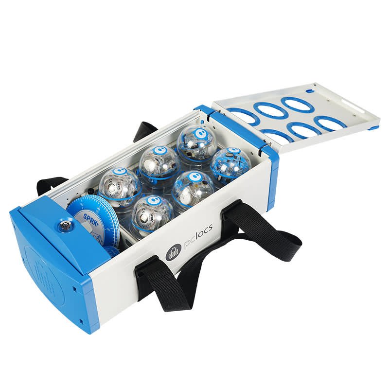 pclocs's tweet photo. No matter how big or small your Sphero Edu program is, the Charging Case can help you charge, store, secure and carry Sphero SPRK+ robots quickly and easily.

Follow the link to learn more: https://t.co/D2aeOHarnE. #EdTech #EdChat https://t.co/nvZMnlird7