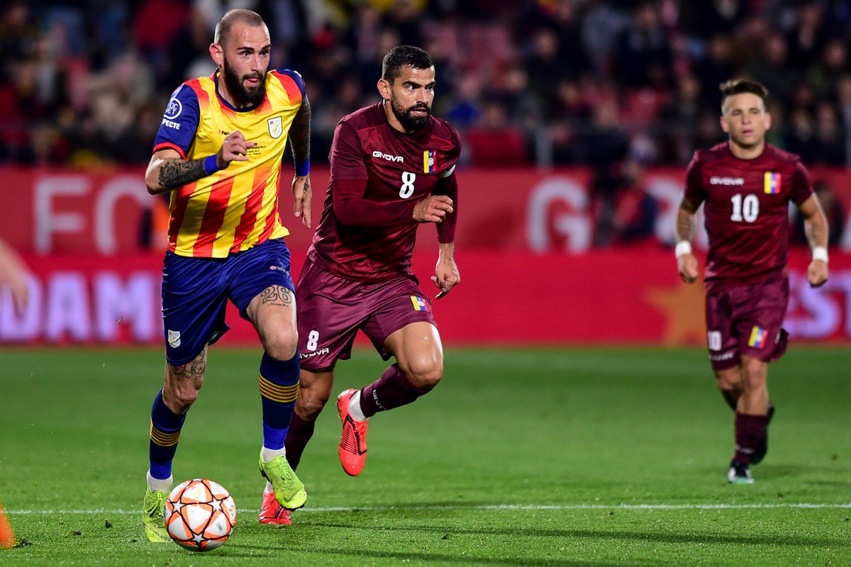 Aleix Vidal, ante Venezuela (Foto: FCF_CAT).