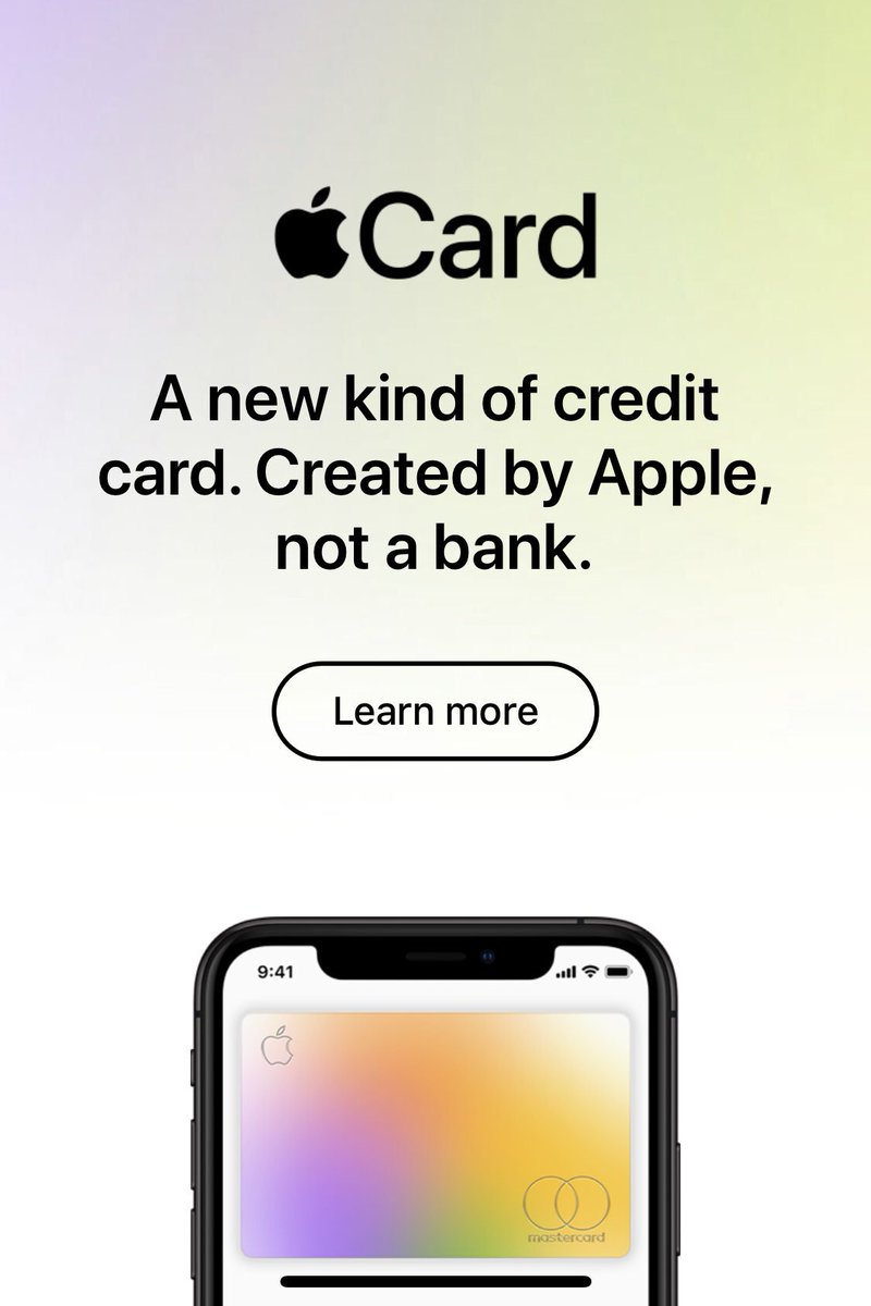 jochensiegert's tweet photo. hihi „created by Apple, not a bank“ ... :) https://t.co/2nFjRWrYoD