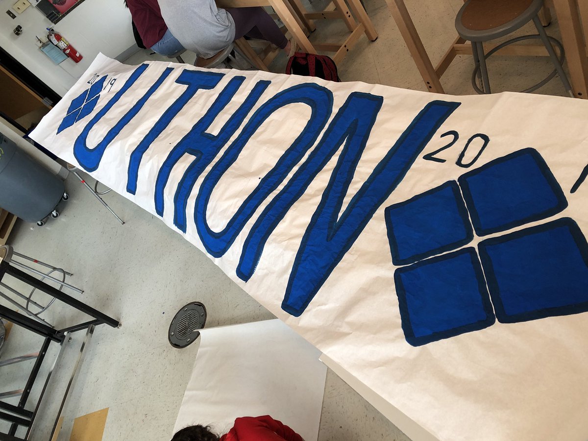 uhs_nahs's tweet photo. Busy making banners and signs for UTHON. See you there, thus Saturday 3/30!! https://t.co/caNxDIQpxs
