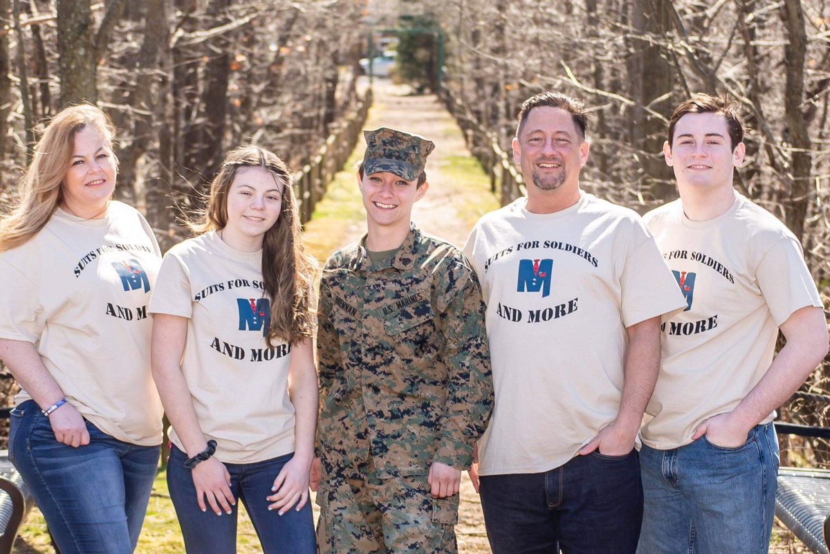 SuitASoldier's tweet photo. Check us out at https://t.co/WxKmHDQKfk @GarySinise we are a military family helping #veterans 
#BREAKING #MilitaryMonday https://t.co/3jKyK475i2