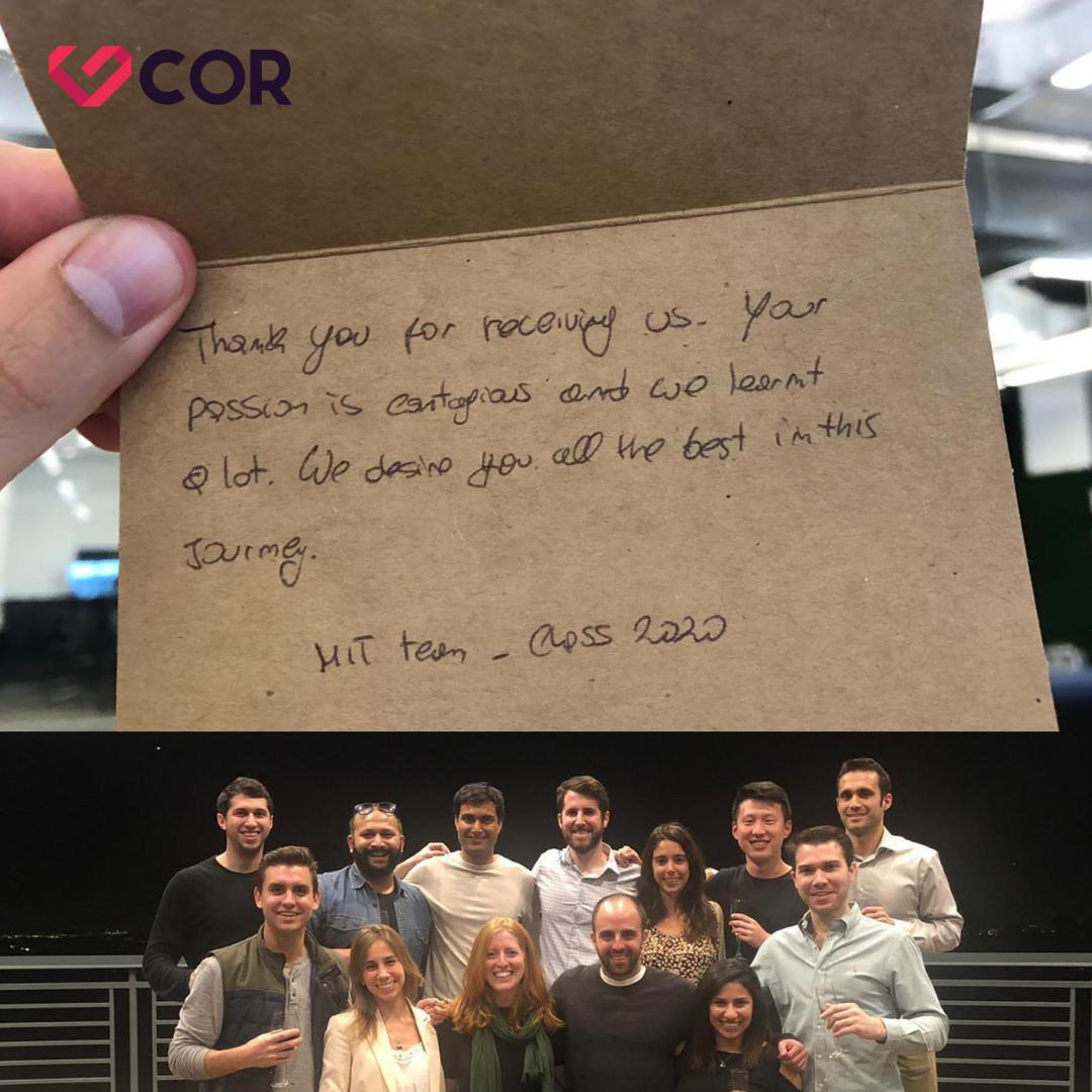 Join_COR's tweet photo. Nuestro CEO @santibibiloni tuvo el gusto de compartir con los alumnos del @MIT - Class 2020 para hablar sobre los desafíos que implica emprender y cómo vemos el futuro de las empresas desde nuestra experiencia en Rentabilidad. ¡Muchas gracias por la invitación! https://t.co/oGJYHif5jd
