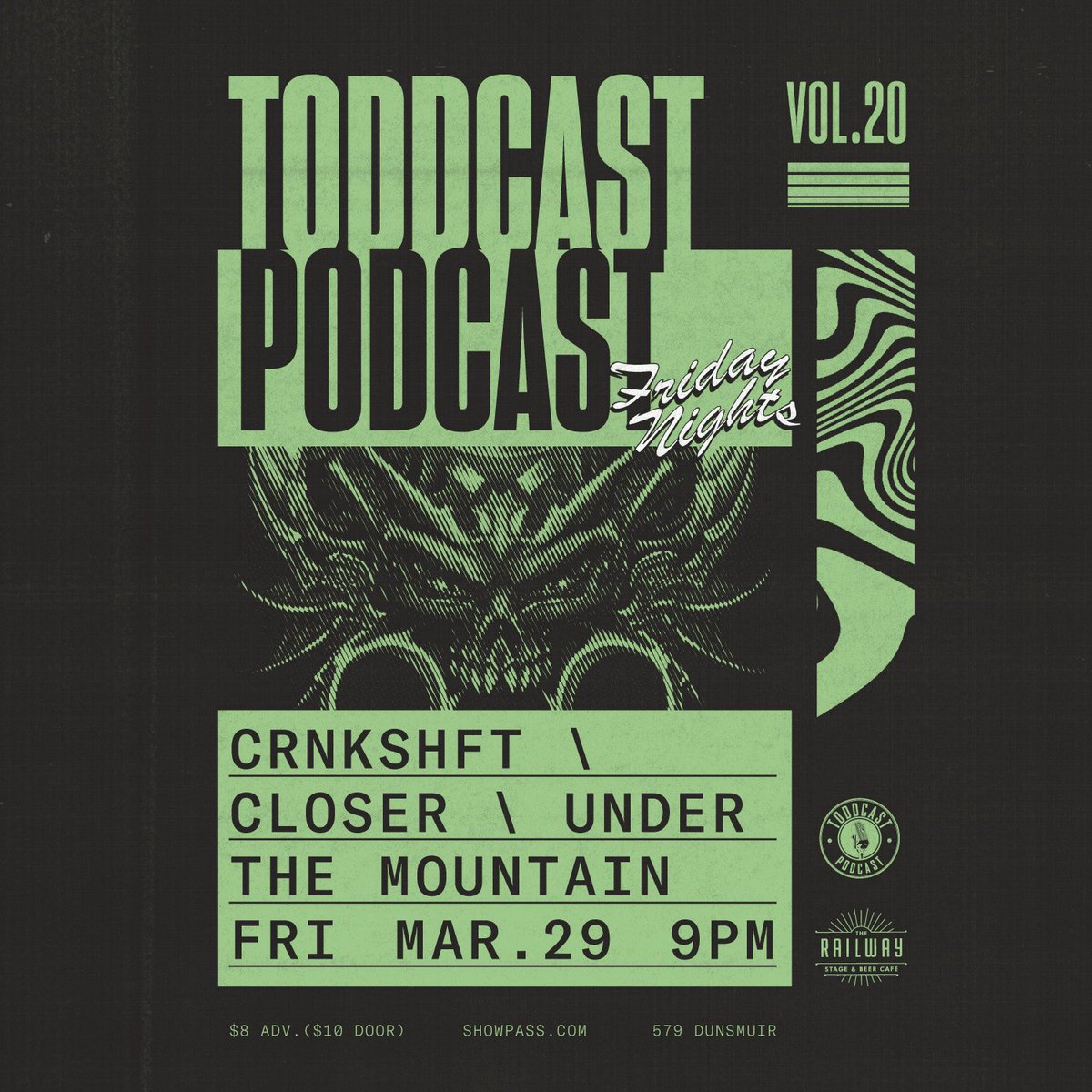 Hard rock fans! Here's a reminder to enter our ticket giveaway for this Friday's show at the <a href="/railwaySBC/">Railway Beer Café</a> presented by <a href="/TODDCastPodcast/">Todd Hancock</a> 🎸Learn more here: bit.ly/2HGzBF2