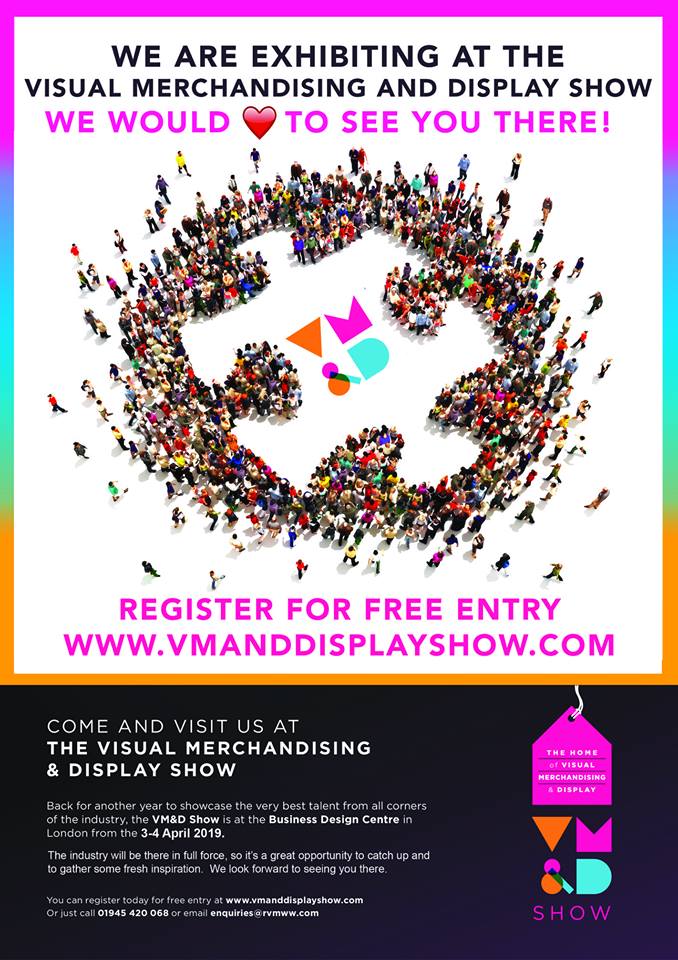 3DDisplaysLtd's tweet photo. Not long now until #vmanddisplayshow... Visit us on stand C11! We'd love to show you our Acrylic & Perspex ® Acrylic #POS Equipment. We also offer a bespoke manufacturing service and we'd love to chat about your design ideas for custom-made displays. #VMDS2019 #RetailDesign https://t.co/qp49M948Nu