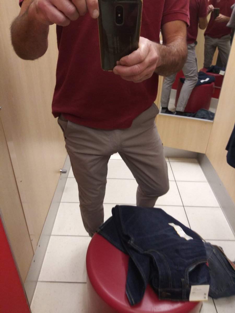WillyPe56512218's tweet photo. Nothing like a trip to Target to get chubbed up trying on tight pants. Nice #bulge all around. Didn't come out of the cubicle in my #briefs as they were a bit see thru.
#mensunderwear #cockcon #lycra #spandex #thonger #spandexguys #thongersweekend #palmsprings #bigdick https://t.co/eT4Mh0oXfG