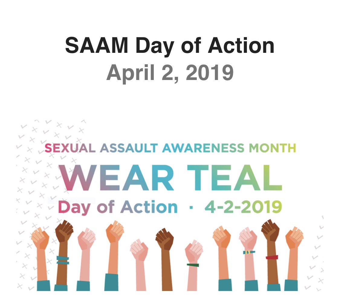 ICESAHT's tweet photo. Are you in? Join us on April 2nd. Take pics of yourself, friends, coworkers, and even your fur babies wearing teal and post on social media with the hashtags #INTeal #SAAAM #ICESA #Teal #IAsk https://t.co/14Nqp6YrQv