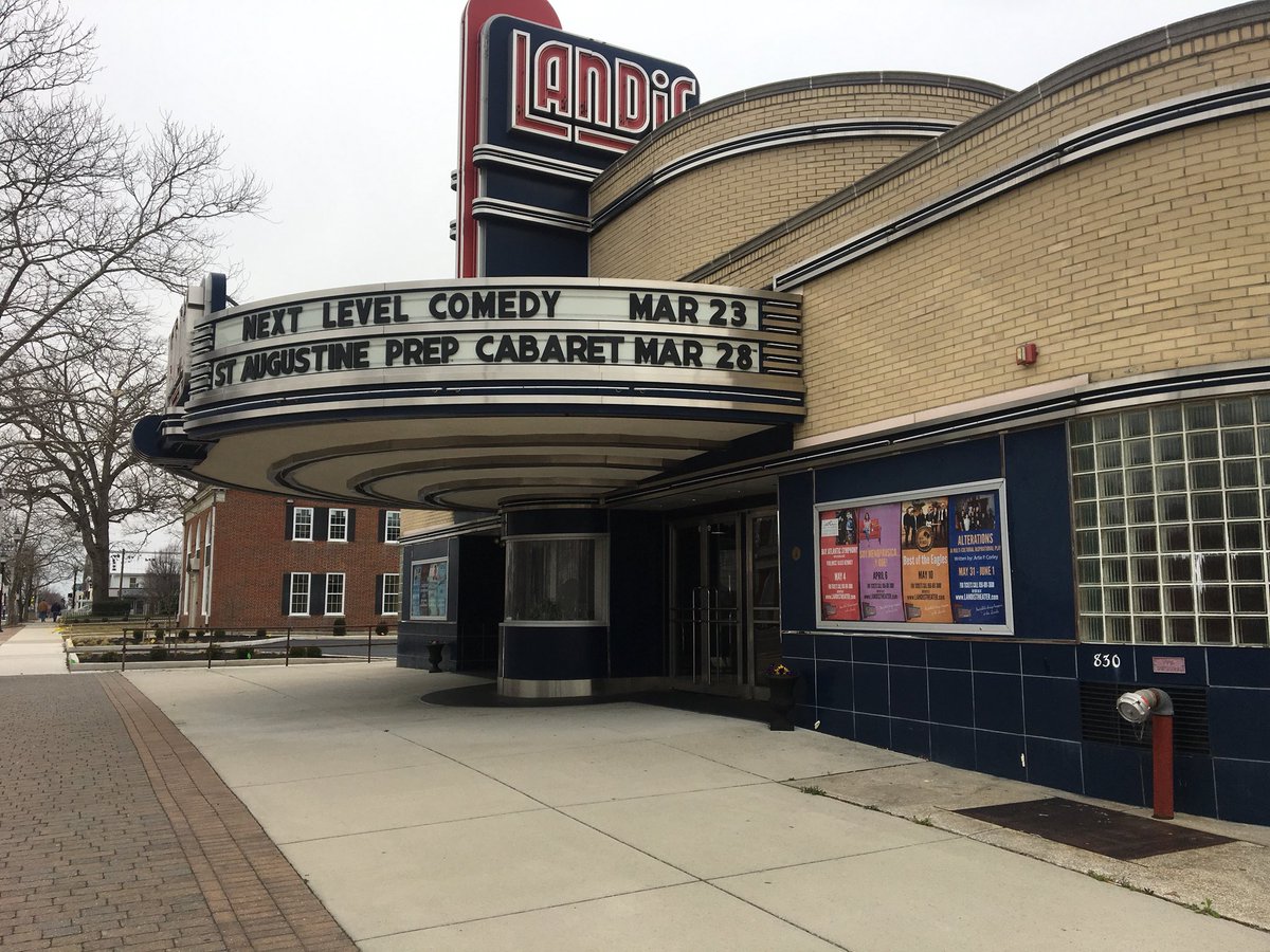 Countdown to Cabaret begins! Here’s a peek at our host, The Landis Theater! Join us this Thursday @ 7:00pm for a great show! Free admission!
