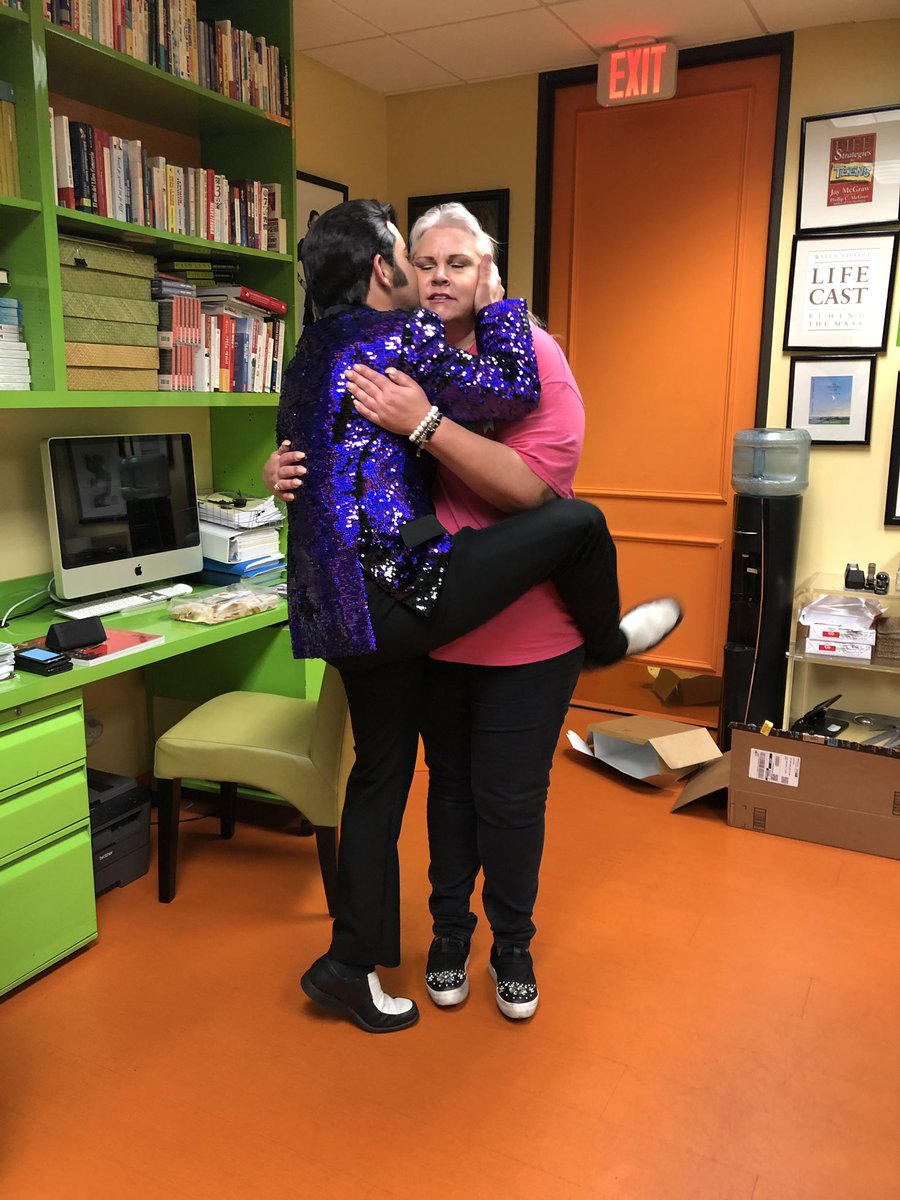 DupreeMiller's tweet photo. Happy Birthday to our VP of Operations, Nicki Miser ! We love you and so does Elvis 🕺🏻 🎉
⠀
Comment below and tell Nicki “Happy Birthday” 👇 🎂 https://t.co/1xK3pO8Zu8