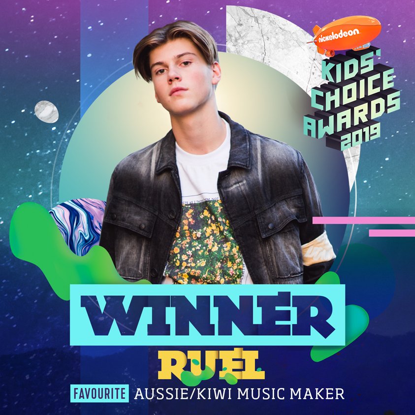 CONGRATULATIONS <a href="/oneruel/">RUEL</a> for the #EPIC win for Favourite Aussie/Kiwi Music Maker! 💪😱💚 #KCA