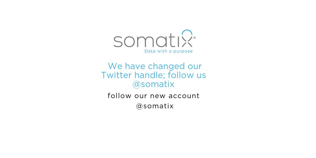 Somatixinc's tweet photo. We have changed our Twitter handle; follow us @somatix to keep getting our updates 
@EranOfir https://t.co/roqkJ5WRLS
