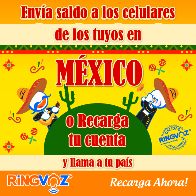 RingVoz's tweet photo. #México lindo y querido si es que estoy lejos de allí recargare siempre con #RINGVOZ https://t.co/YQkAE9z95T porque #TELCEL y otros operadores me acercan a ti https://t.co/2DBcCNPfdB