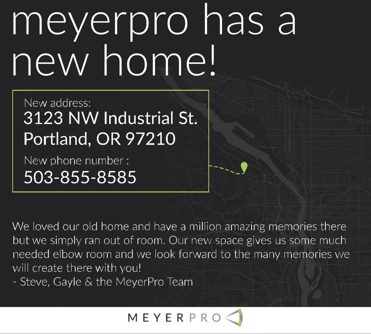 meyerproinc's tweet image. After months of work we have officially moved! #MeyerPro #portlandoregon