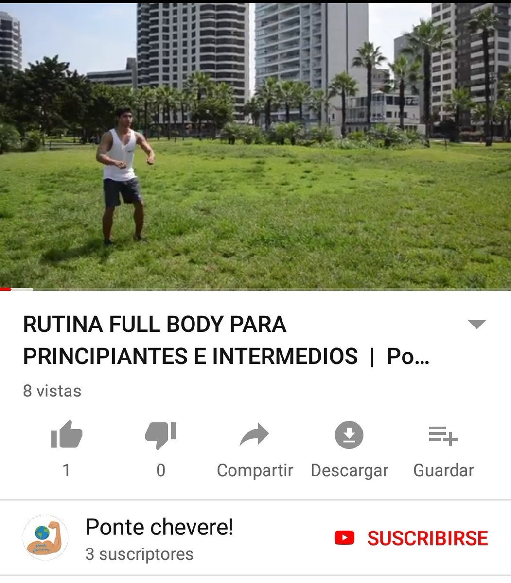 PonteChevere's tweet photo. Ya hay nuevo video en el canal!! Vayan, veanlo y no se olviden de dejar su like!! En youtune estamos como Pontechevere!.
#rutina #fitness #YouTube #pontechevere #NuevoVideo #vidasana #entrenamiento https://t.co/5NZ5f1U6cF