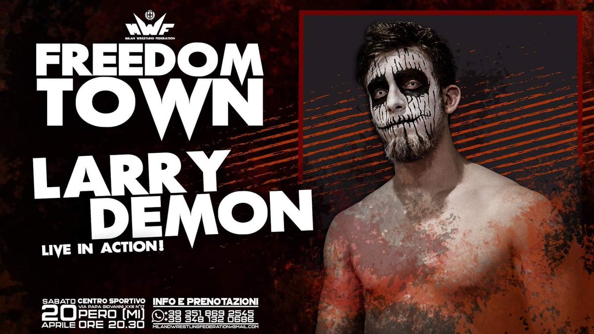MilanoMwf's tweet photo. E' un lottatore che non si fa alcuno scrupolo per raggiungere i propri obiettivi e che qualora possa fregarsene delle regole, è in grado di conquistare ciò che desidera..
Lui è il demone, Larry Demon!! 
#photo #Milano https://t.co/0FvmzuqtMm