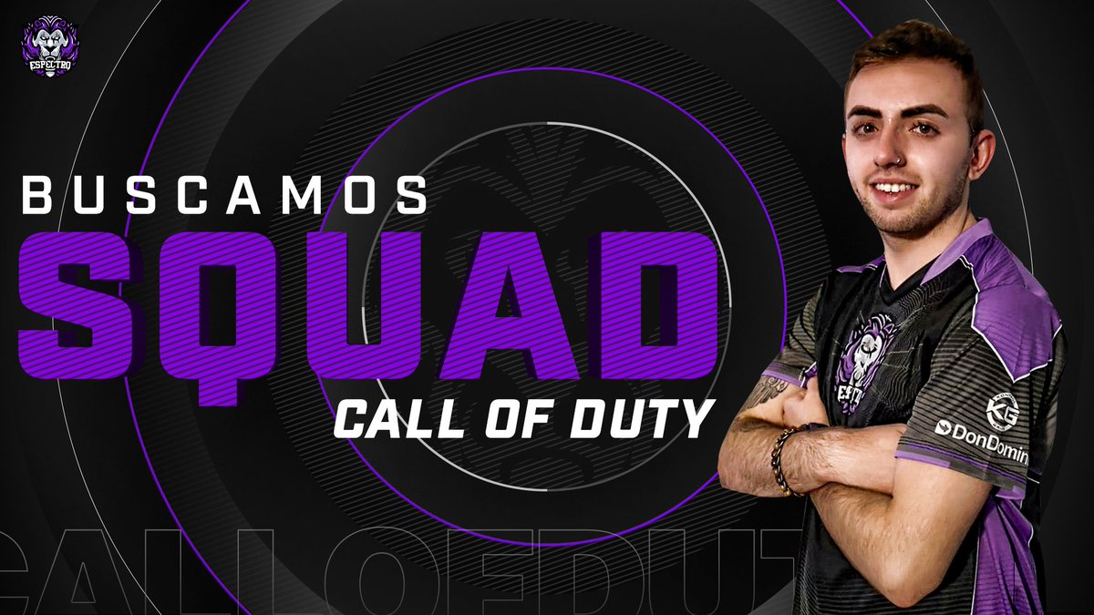 Buscamos SQUAD de #CallOfDuty 🎮

¿Listos para ser los reyes de la selva?
Podéis enviarnos vuestras propuestas por md o a nuestro correo electrónico. 📩
Agradecemos RT.

#GoEspectro 🦁💜