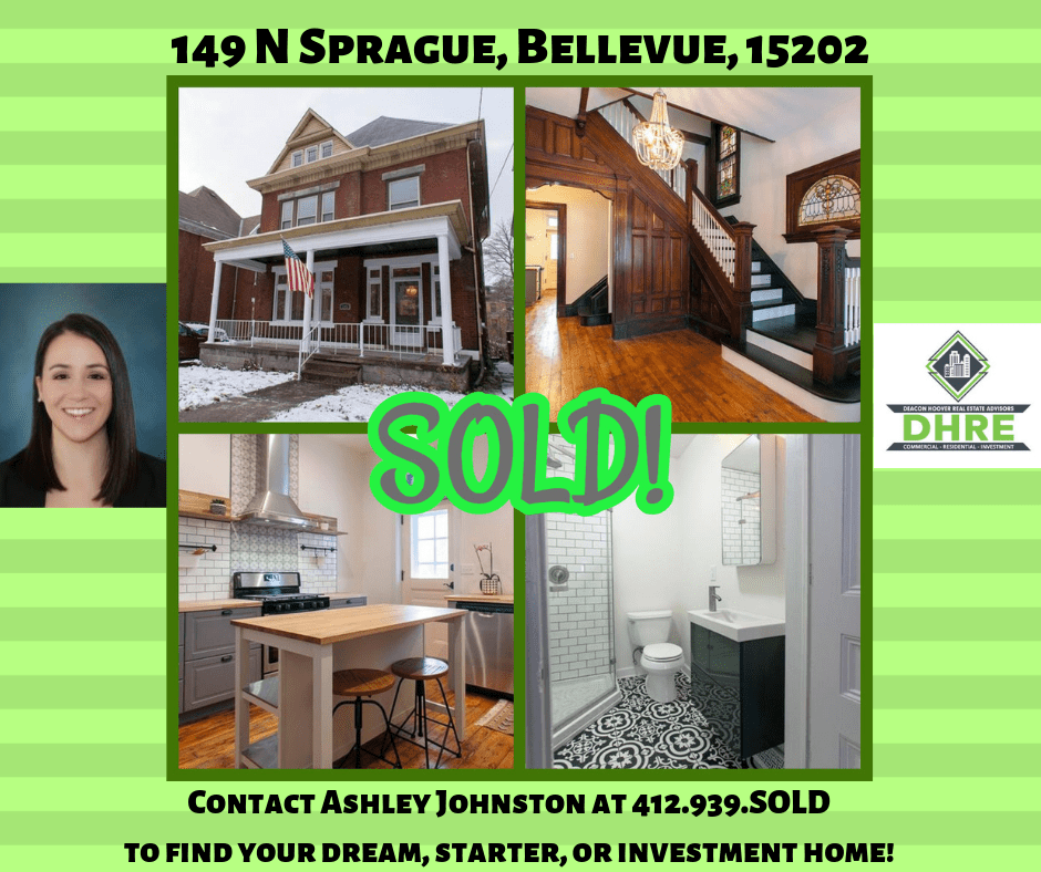 DeaconHoover's tweet photo. 🚨 PROPERTY #UPDATE!🚨 149 N Sprague in Bellevue has been #SOLD!
Congrats to the buyer of this gorgeous home! Contact @AshleySellsPGH about other #listings!
#DHRE #DeaconHoover #RealEstate #Advisors #Listings #RealEstateListings… https://t.co/CxqSOvhSW7 https://t.co/V9tMEWLfTv