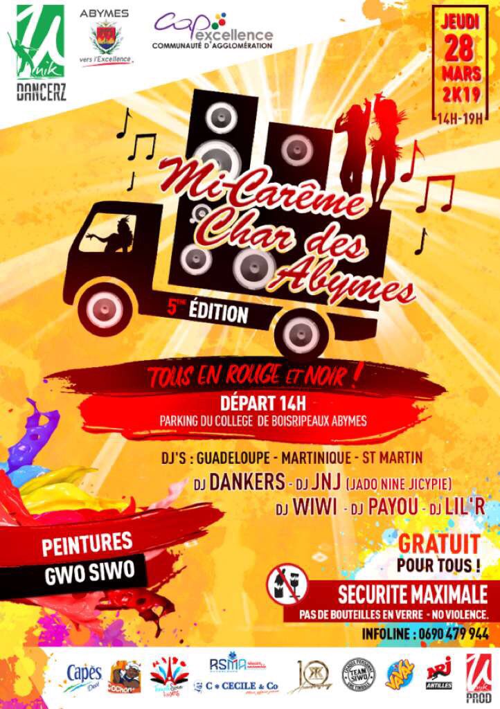 SamyTrippymane's tweet photo. ⚠ *CHAR DE LA MI-CARÊME 2019* ⚠
🚛🔊🔊

🕑 Départ 14h précises dans le Parking du Collège de Boisripeaux !

Un événement gratuit pour tous !!
❌No Violence - SÉCURITÉ MAX 💯

#CAPES #COCHONPLUS FRENCHSOCALOVERS #RSMA #CECILE&amp;CO #KALABOOM #TEAMSIWO #NRJ #VAVAL #UNIKPROD https://t.co/atnEwGFqC0