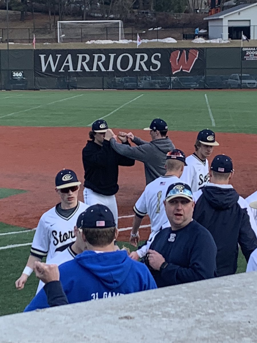 elkhorntraining's tweet photo. A great ballgame between @ESHS_Baseball and @omahawestbsbl! They grinded all winter @elkhorntraining..today they meet on the field! #solidbaseball https://t.co/ltzcsTvRIZ