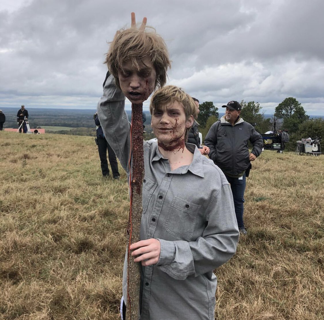 Shout out to the talented @Mattlintz405 for playing Henry in #TheWalkingDead! We’re going to miss you!