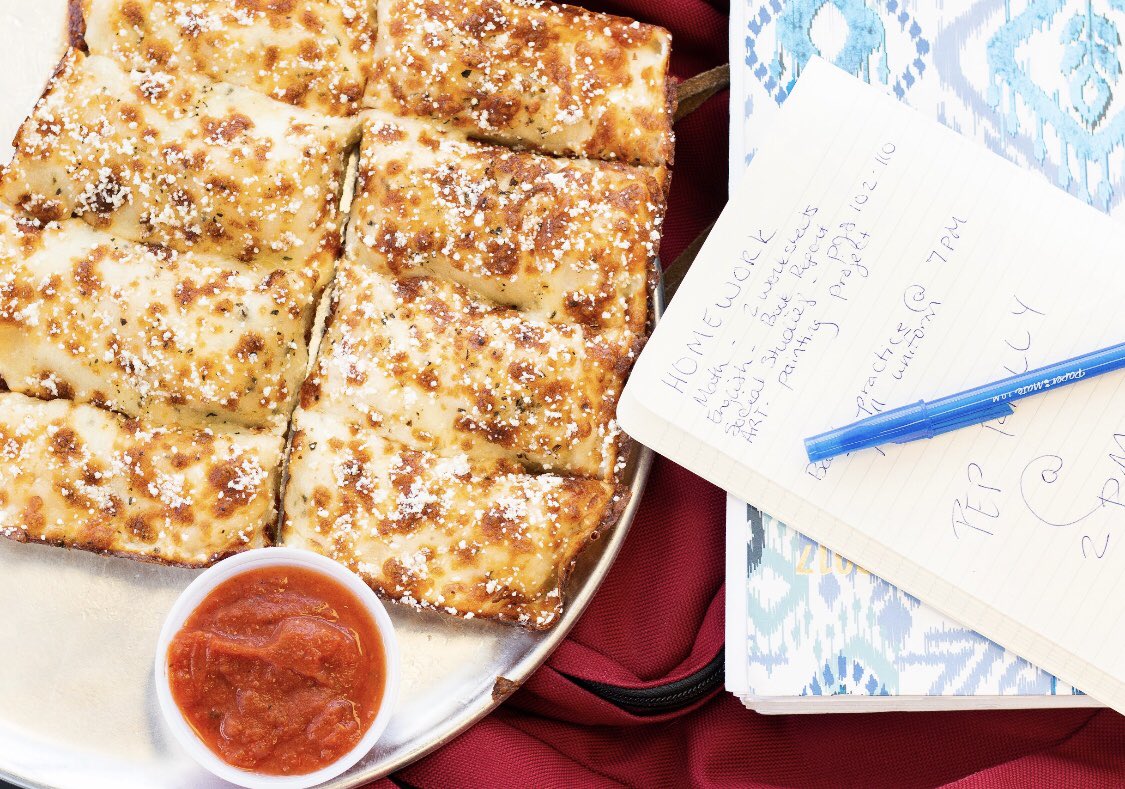 Welcome back students! Now the countdown to summer begins!!! 🏖  Come enjoy our cheesy breads and pizza in the meantime! #pizza #arkadelphia