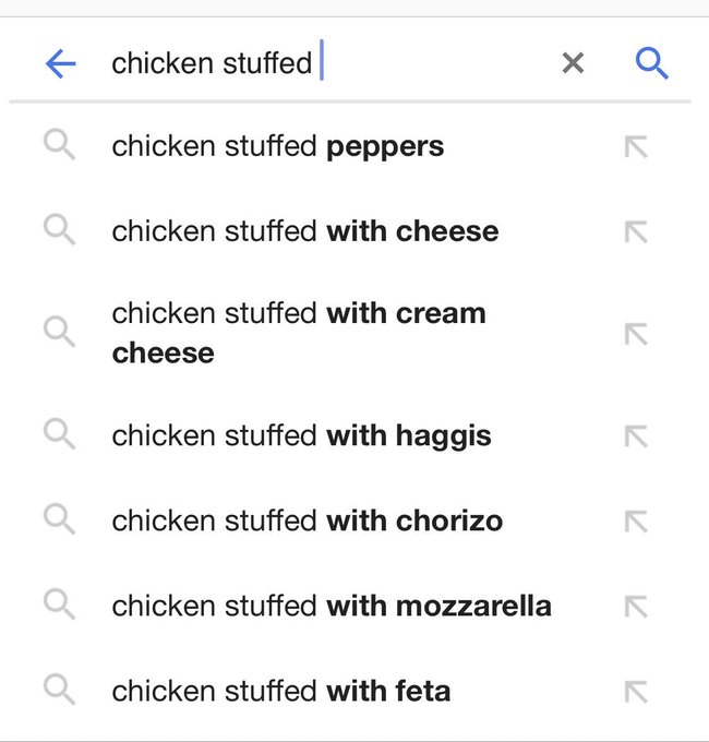 My poor innocent vegan mind was crushed to see this after innocently trying to search for a chicken stuffed<a href="/tag/thetiteaishot"class="tags"><span>#thetiteaishot</span></a>