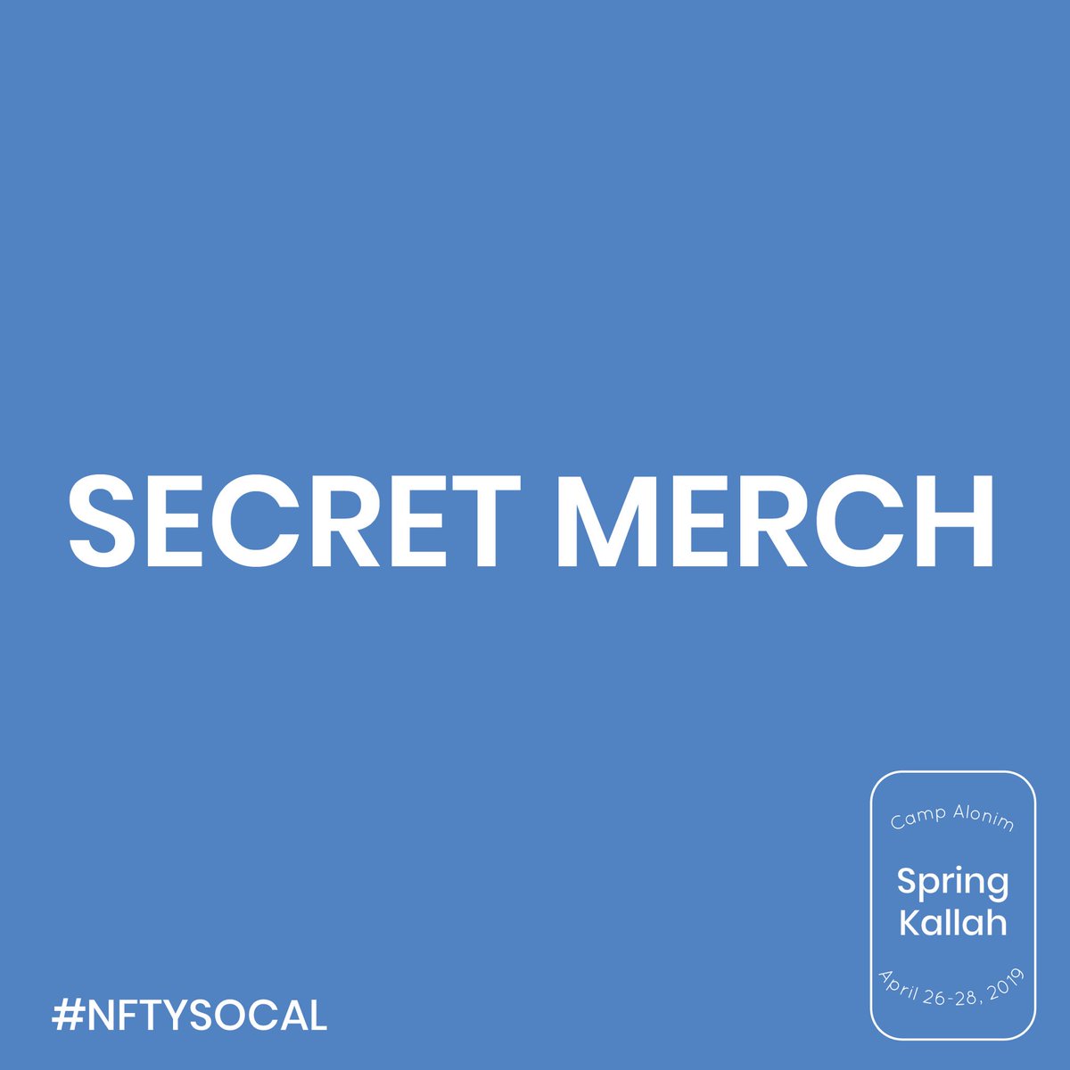 Register NOW to get LIMITED EDITION SECRET MERCH!
 #SPRING19 #SENIOREVENT19