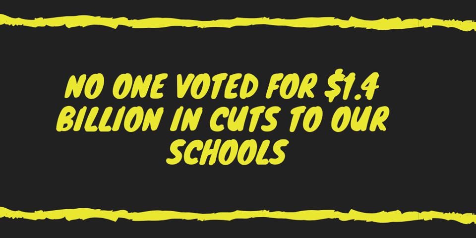 HeatherBeeBruno's tweet image. Hey @fordnation @LisaThompsonMPP  @SherefSabawyPC 
What part of your #electionplatform was about massive cuts to #OntEd #publiceducation? I, and all other Ontario voters, must have missed that part of your campaign.
#CutsHurtKids 
#NoCutstoEducation