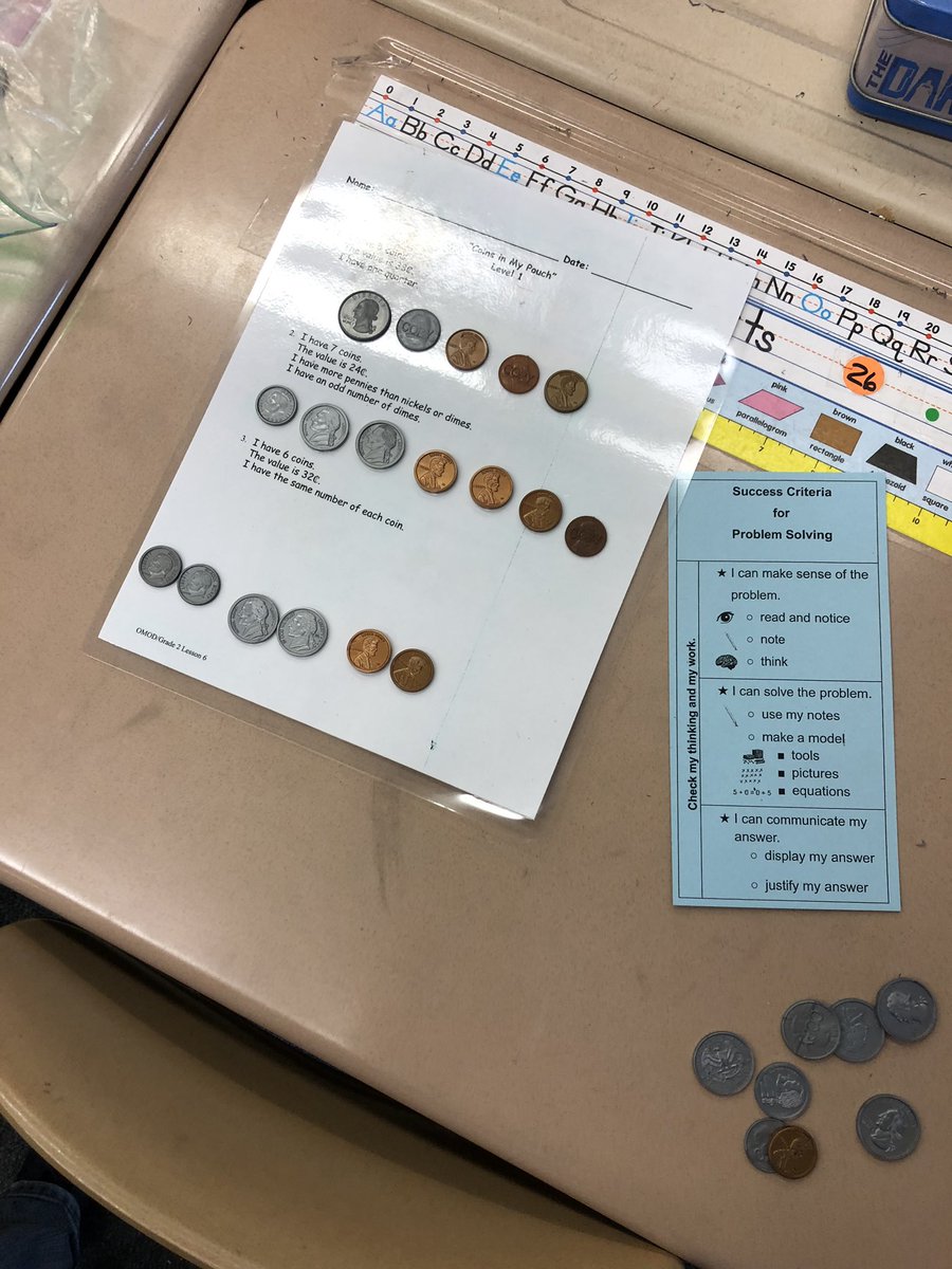 HGreenWES_FCPS's tweet photo. We had a great brain workout with @EMillerFCPSAA this afternoon! We are so excited to add money riddles into our math tubs! 🧠#FCPSYet https://t.co/mLf9Ogsh59